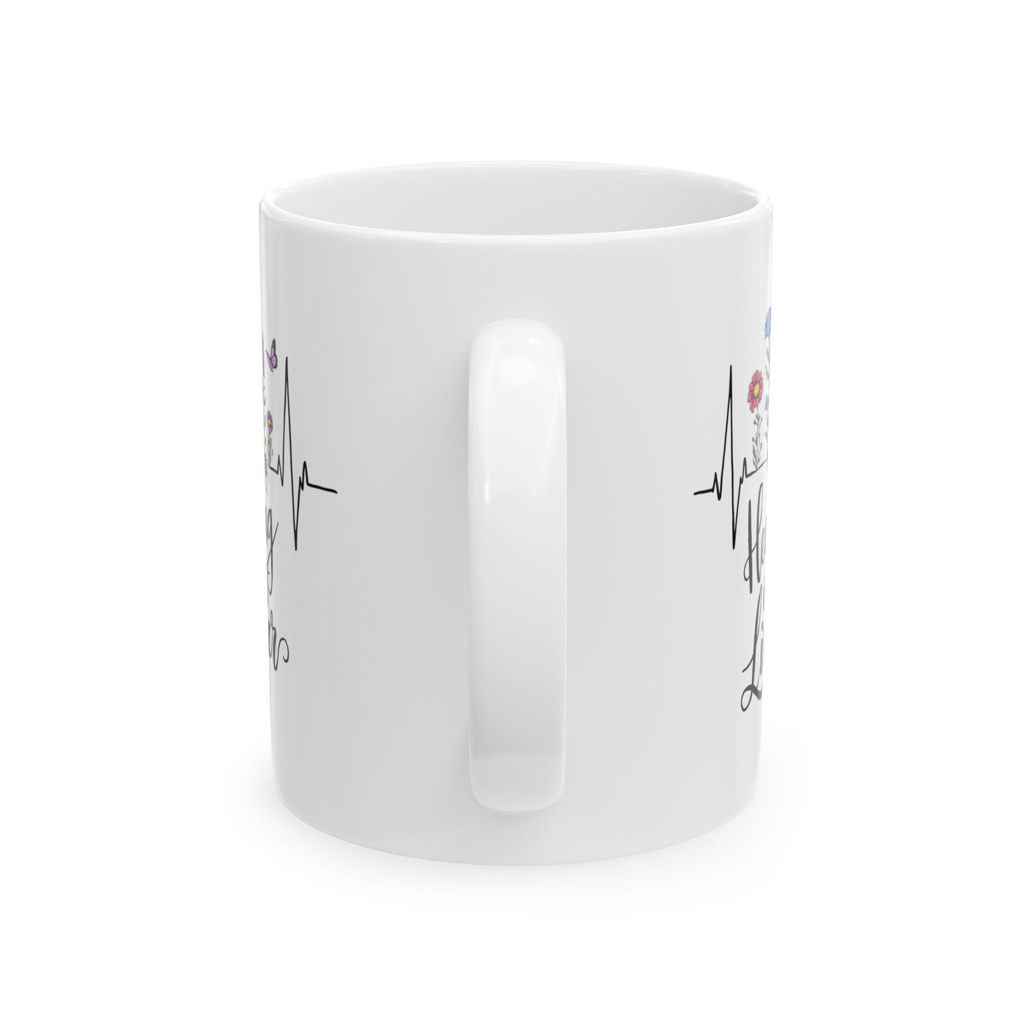Mental Health Healing is not Linear Coffee Mug 11oz 15oz
