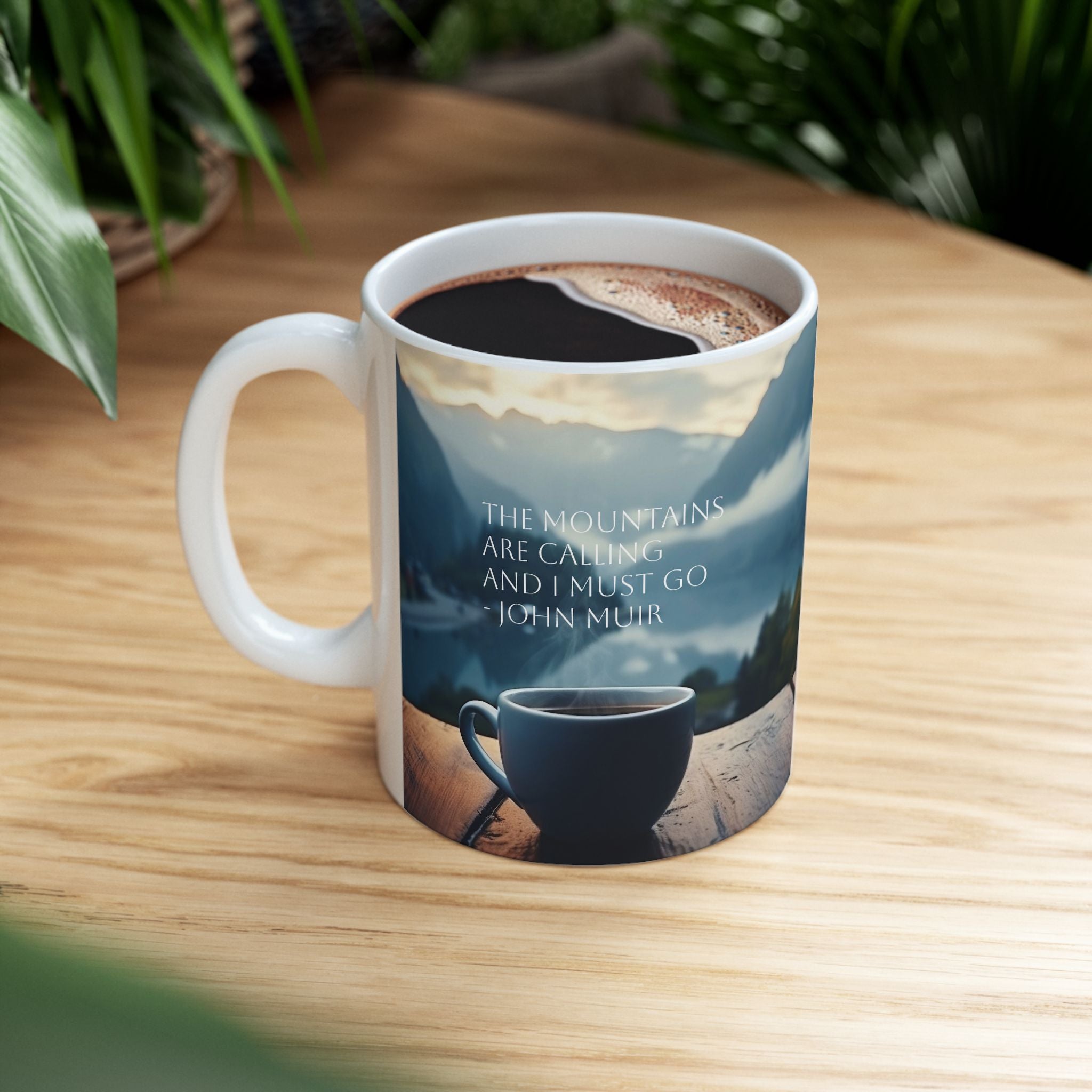 Mountain Scene Ceramic Mug