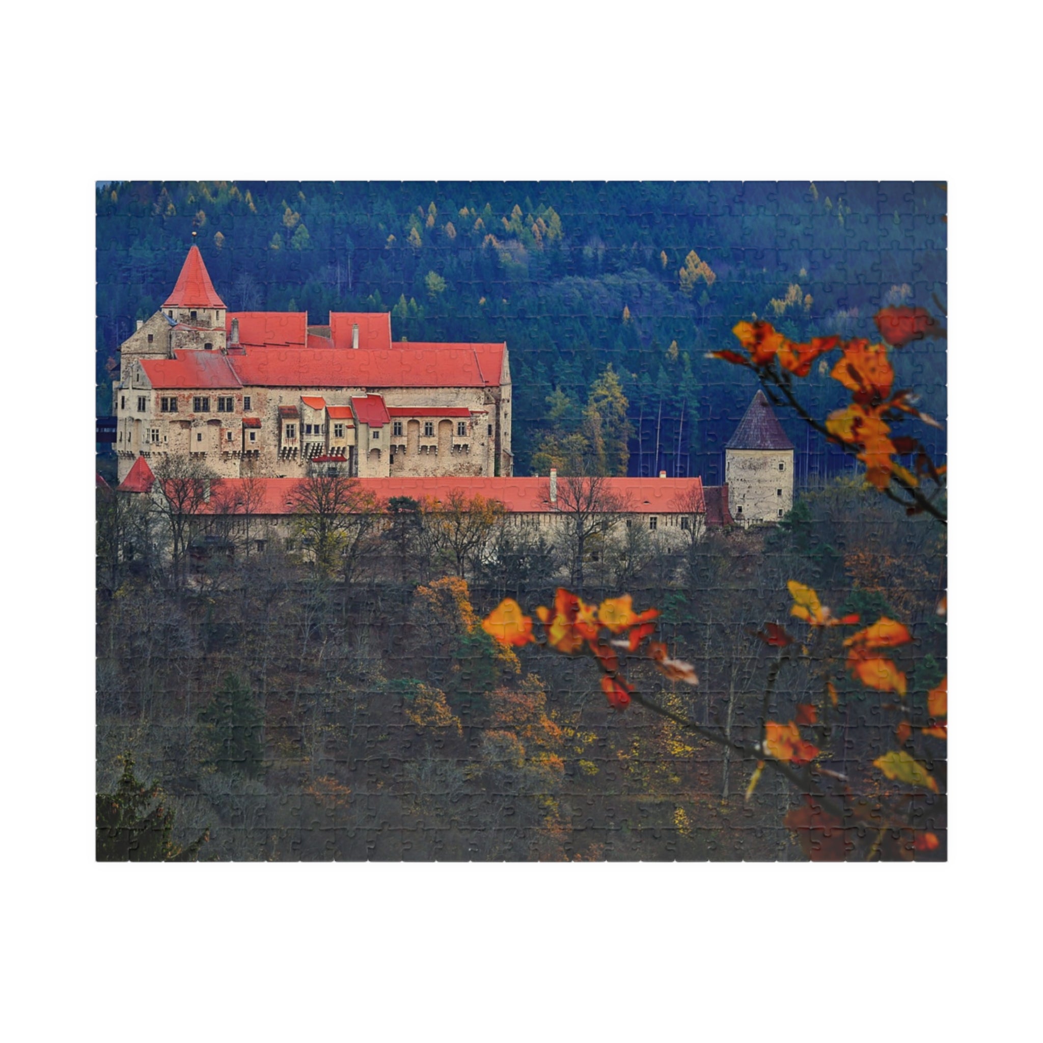 Jigsaw Puzzle - Beautiful Castle in Autumn Forest