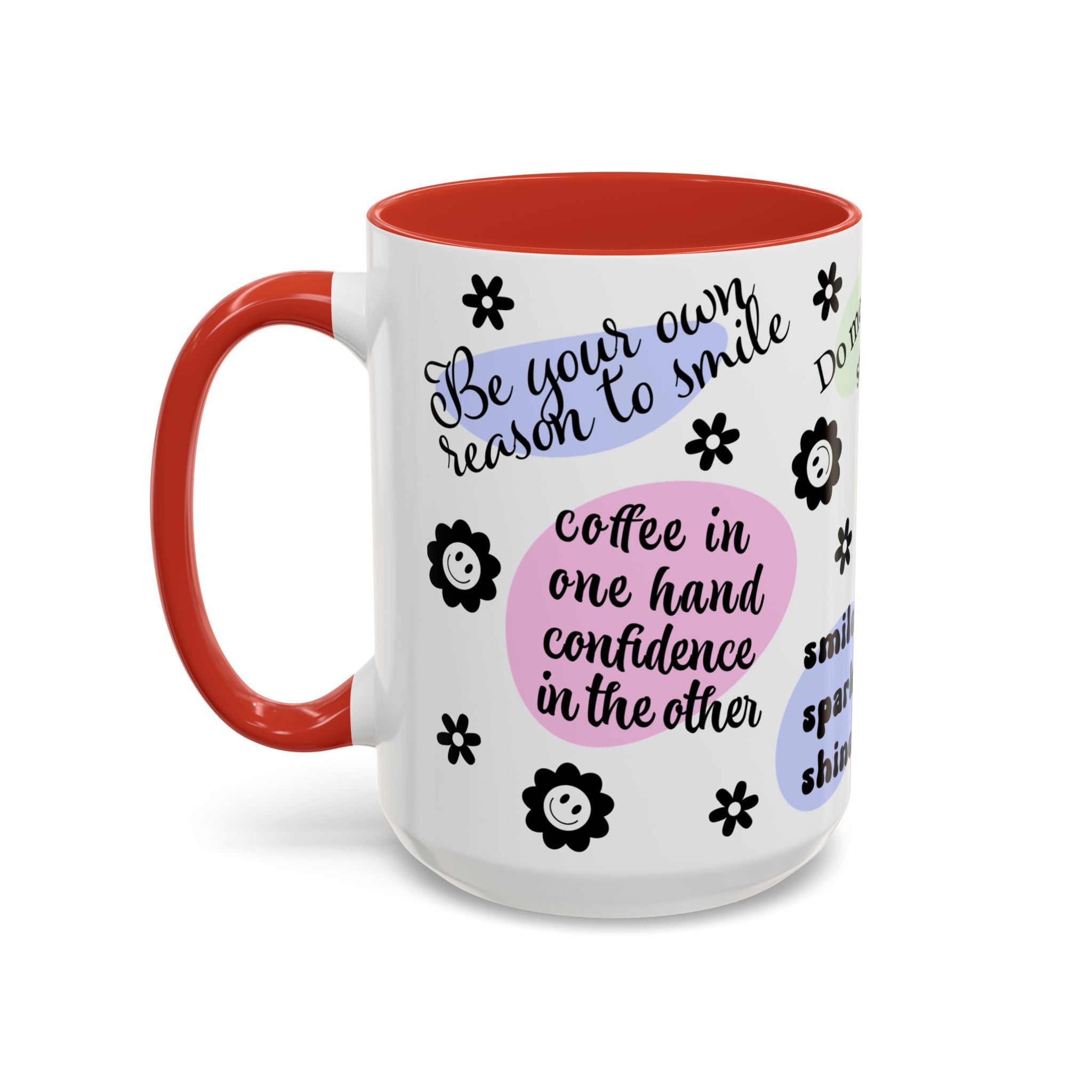 Mug - Mental Health Affirmation Love Yourself Accent Coffee Mug 15oz