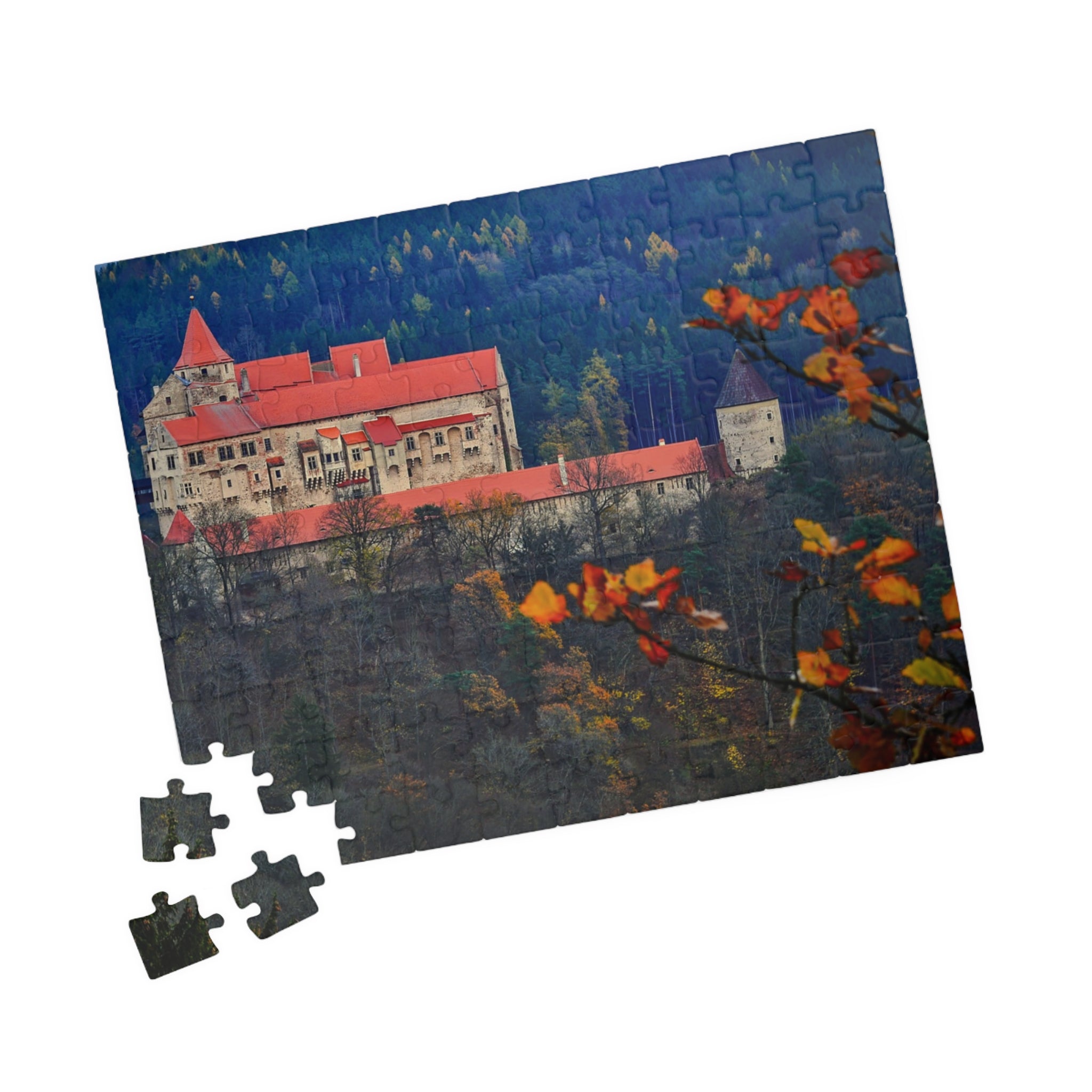 Jigsaw Puzzle - Beautiful Castle in Autumn Forest