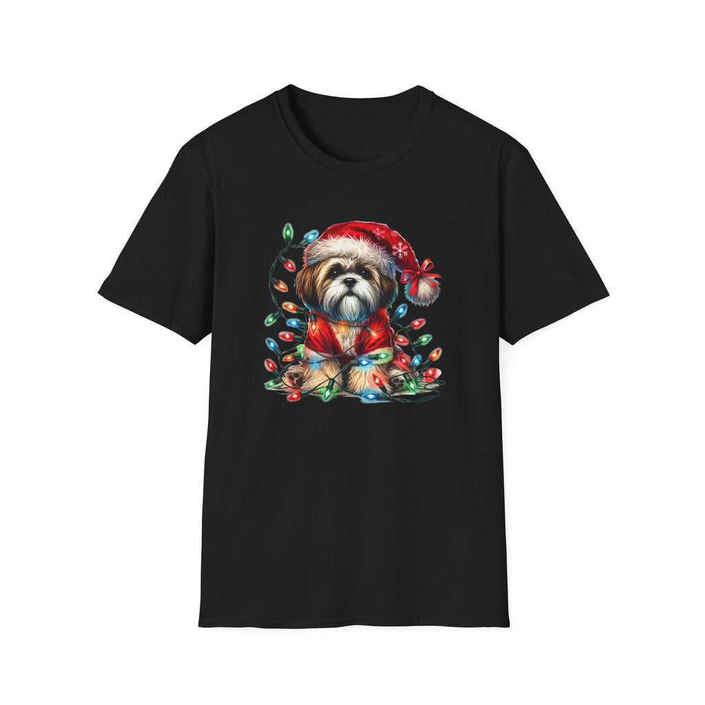 Christmas Lights Shih Tsu T-Shirt