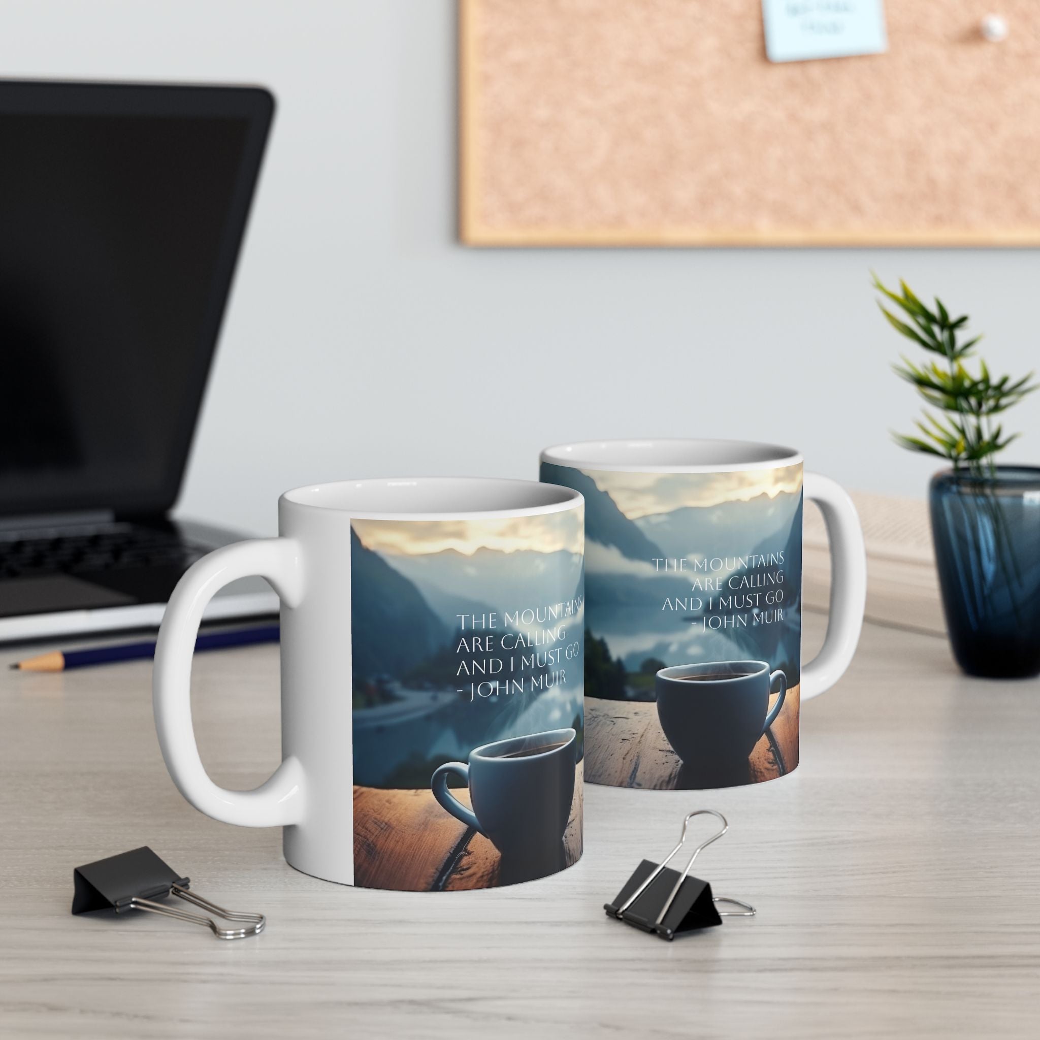 Mountain Scene Ceramic Mug