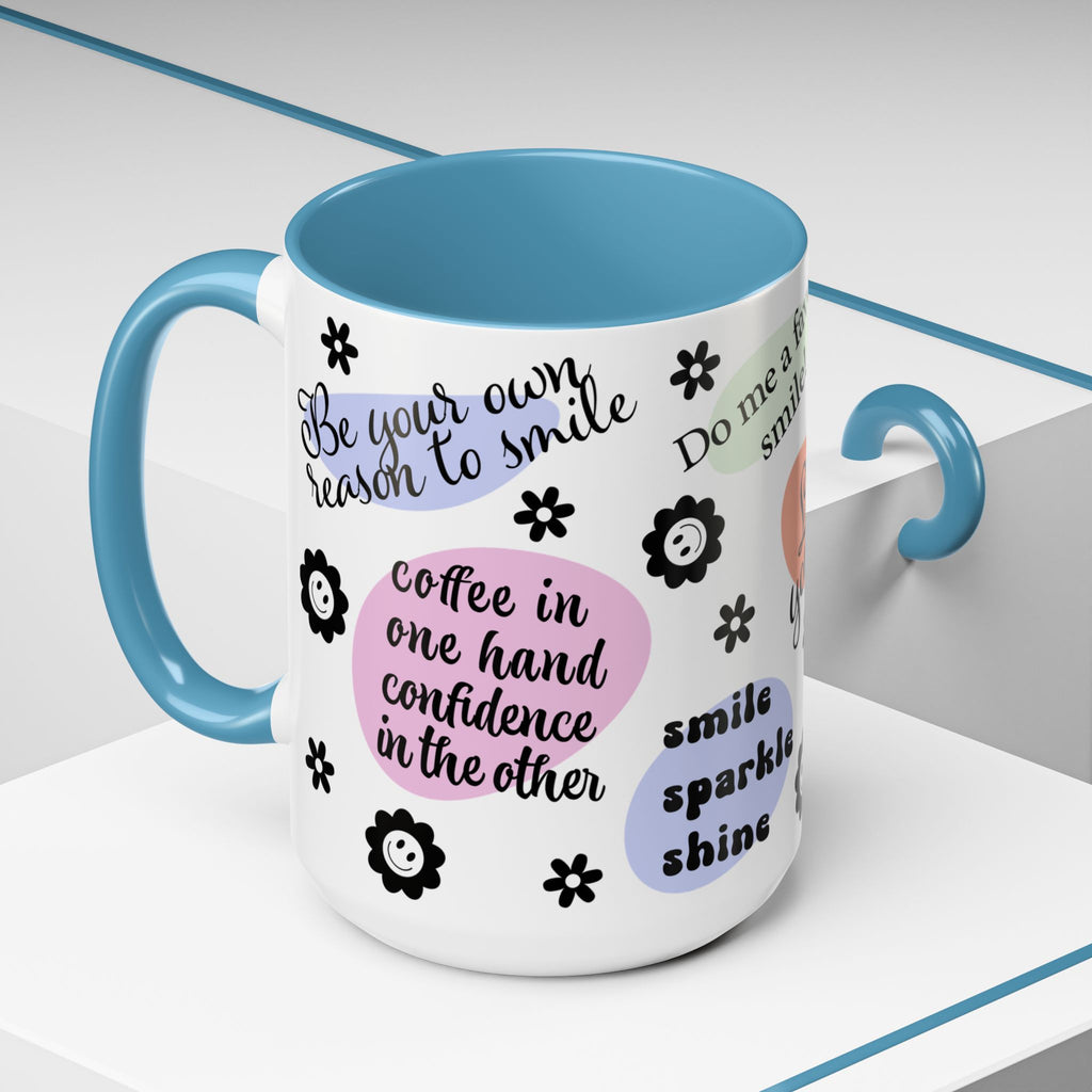 Mug - Mental Health Affirmation Love Yourself Accent Coffee Mug 15oz