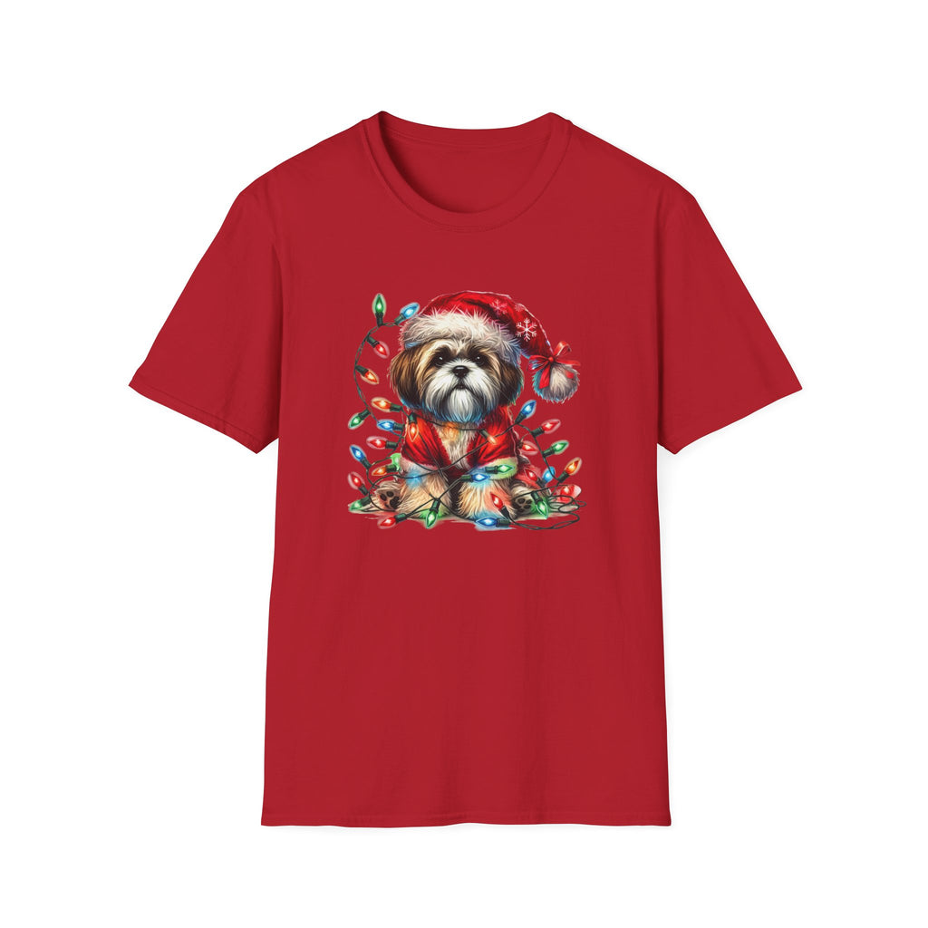 Christmas Lights Shih Tsu T-Shirt
