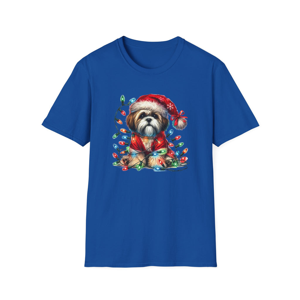 Christmas Lights Shih Tsu T-Shirt