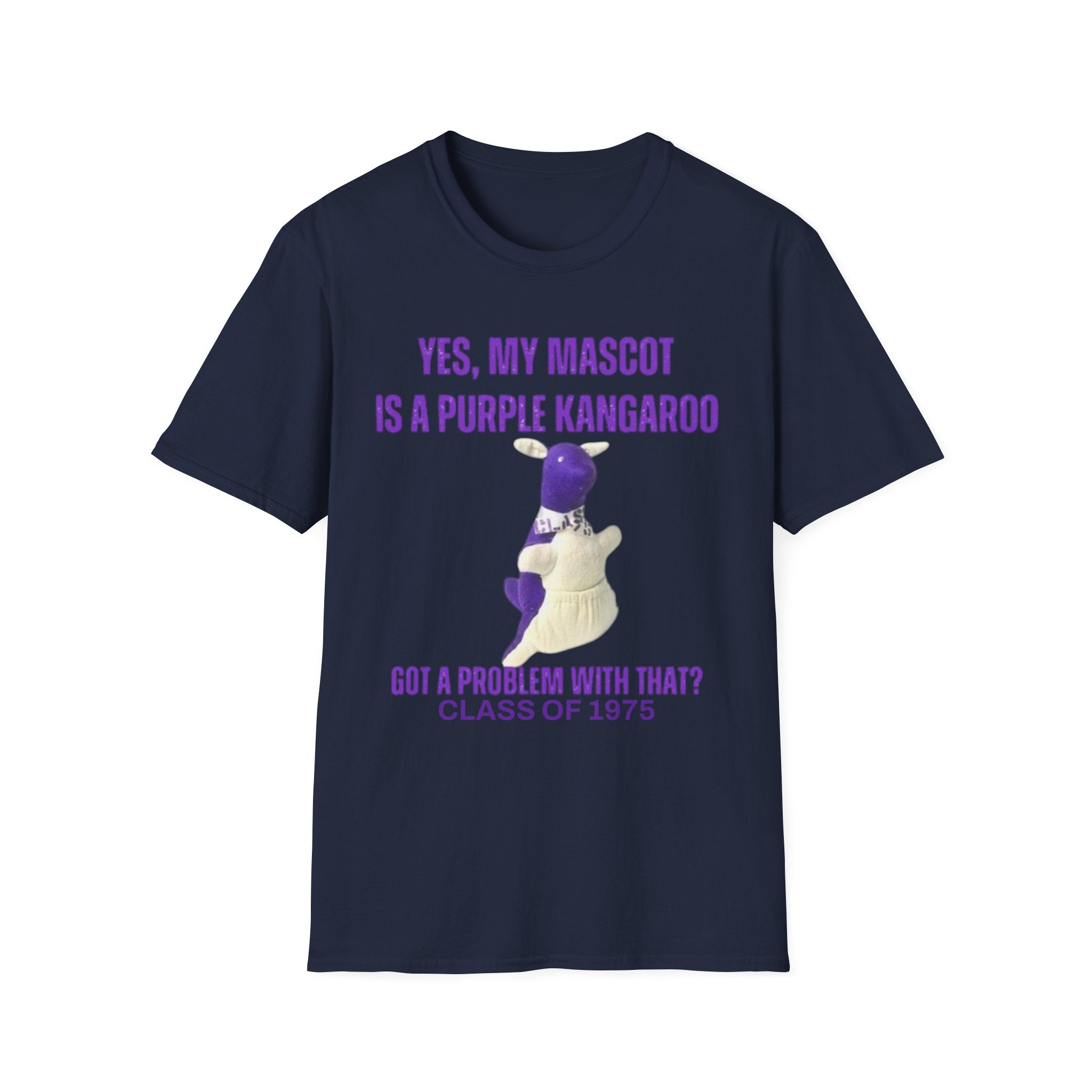 LWHS Class Reunion T-Shirt – Purple Kangaroo Pride | Class of 1975