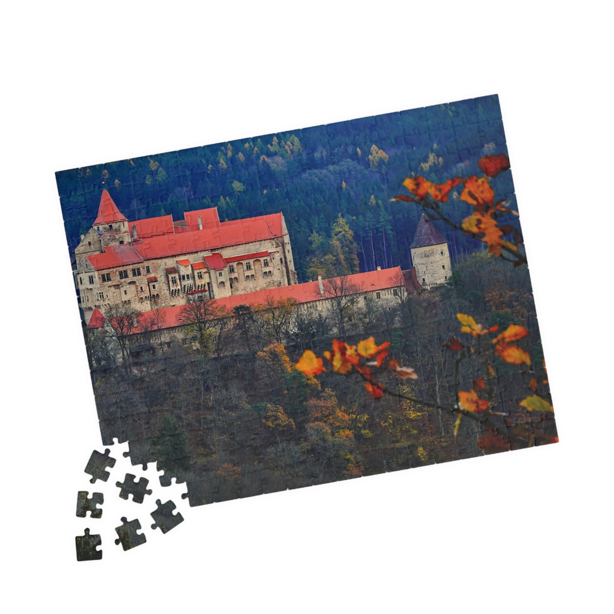 Jigsaw Puzzle - Beautiful Castle in Autumn Forest