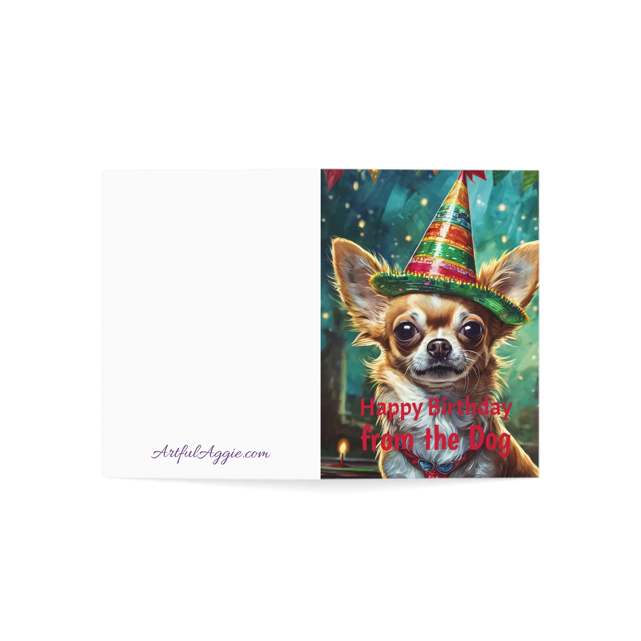 Greeting Cards - Happy Birthday From the Dog, Chihuahua