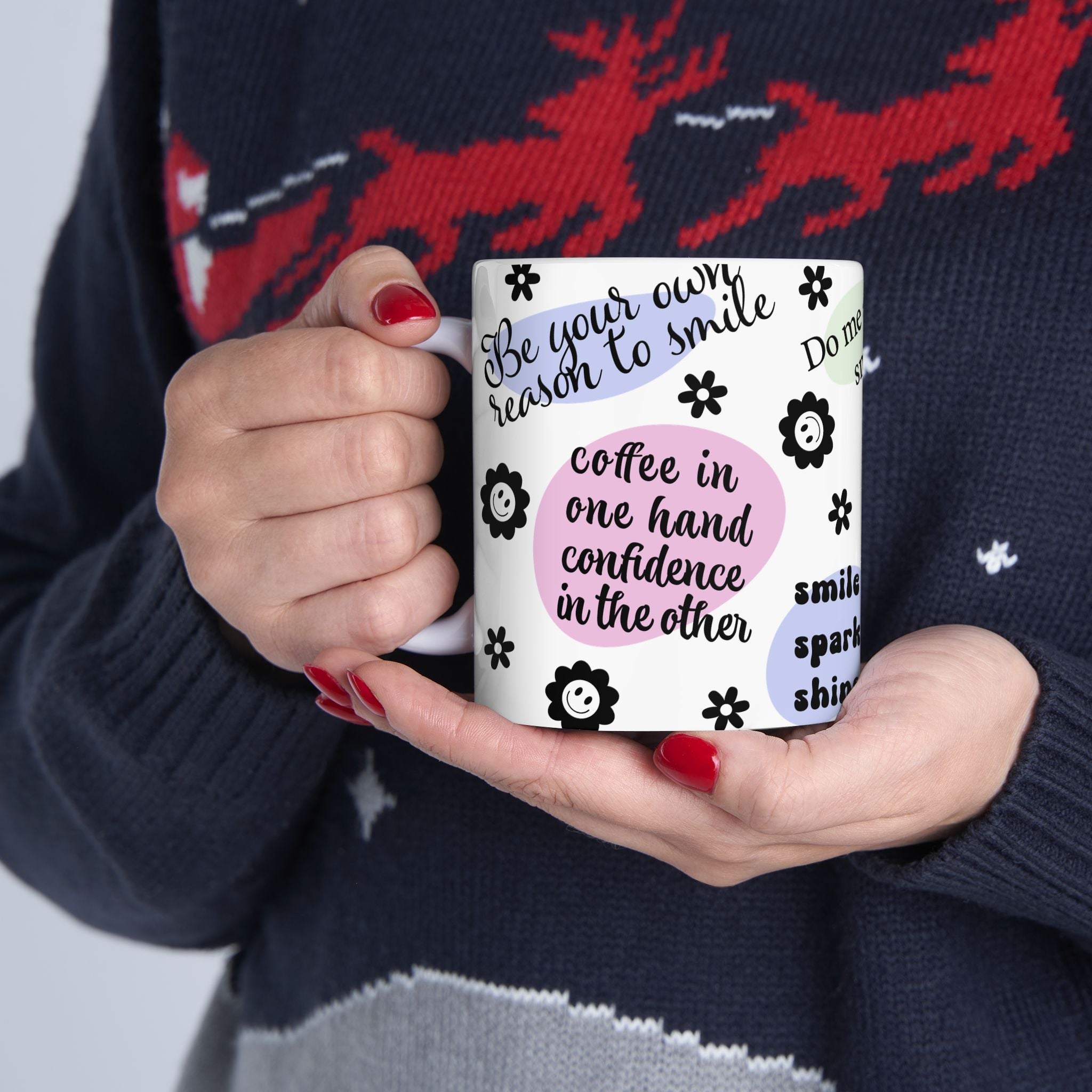 Mental Health Positive Affirmations Coffee Mug 11oz 15oz