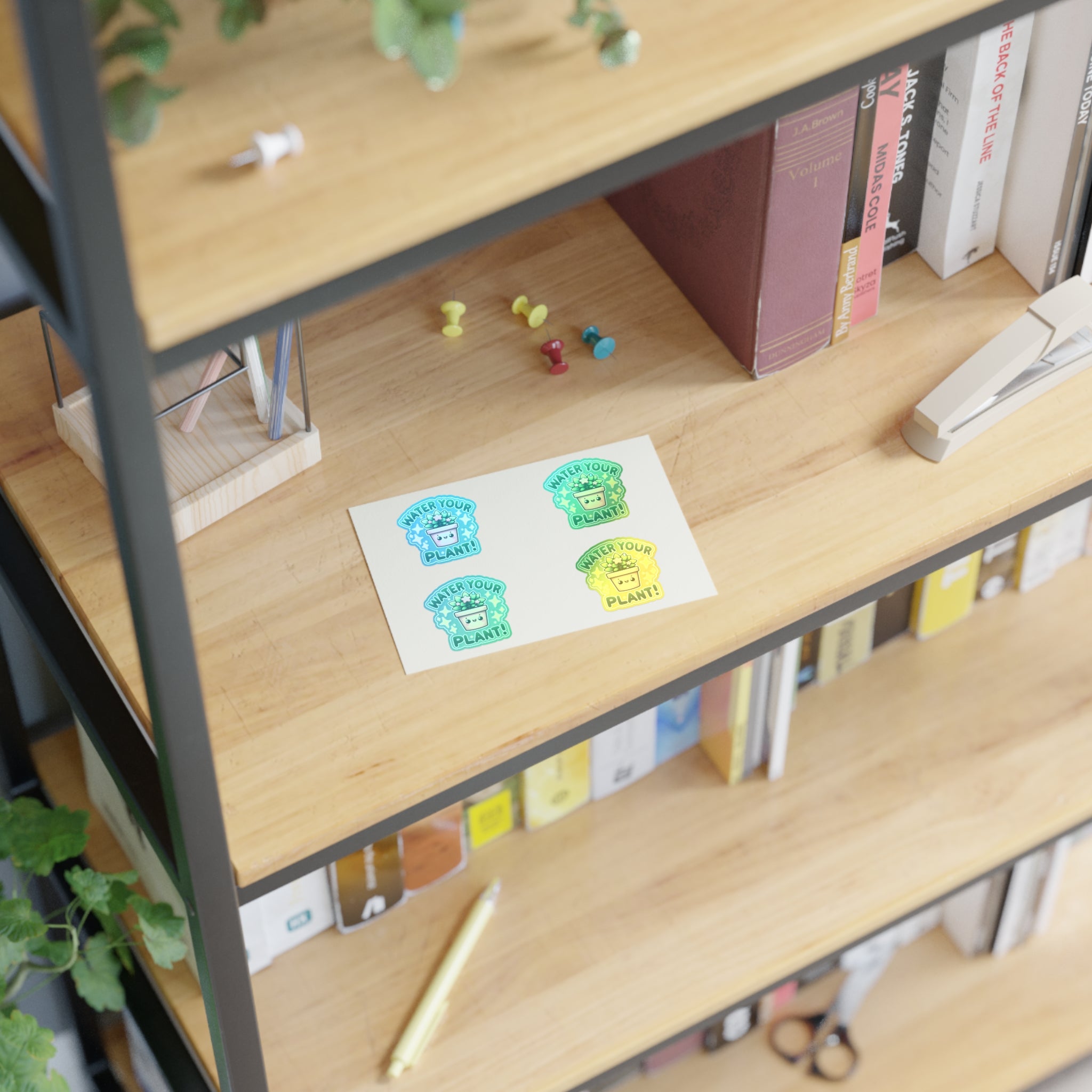 Plant Watering Sticker Sheets
