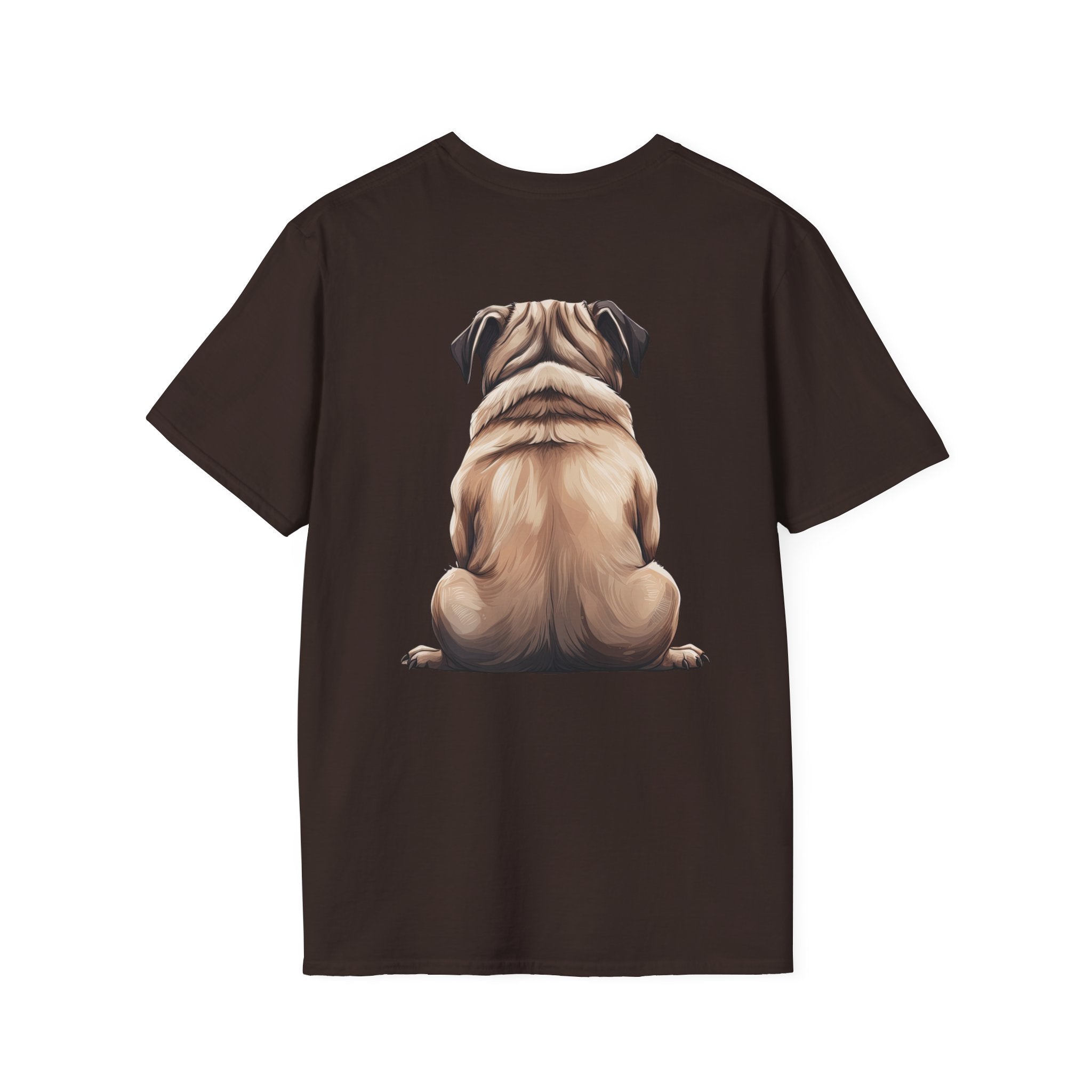 Christmas Pug wearing lights T-Shirt
