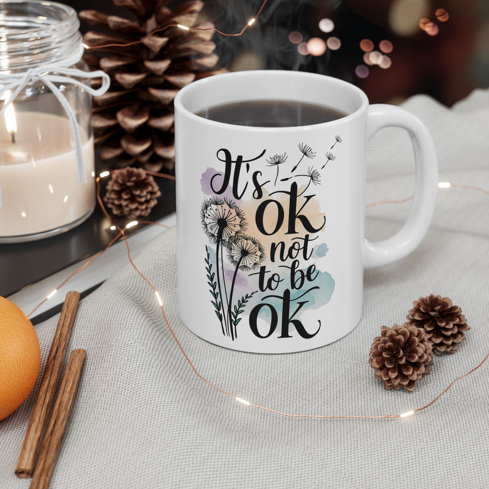 Daily Affirmation "It's Okay" Ceramic Mug