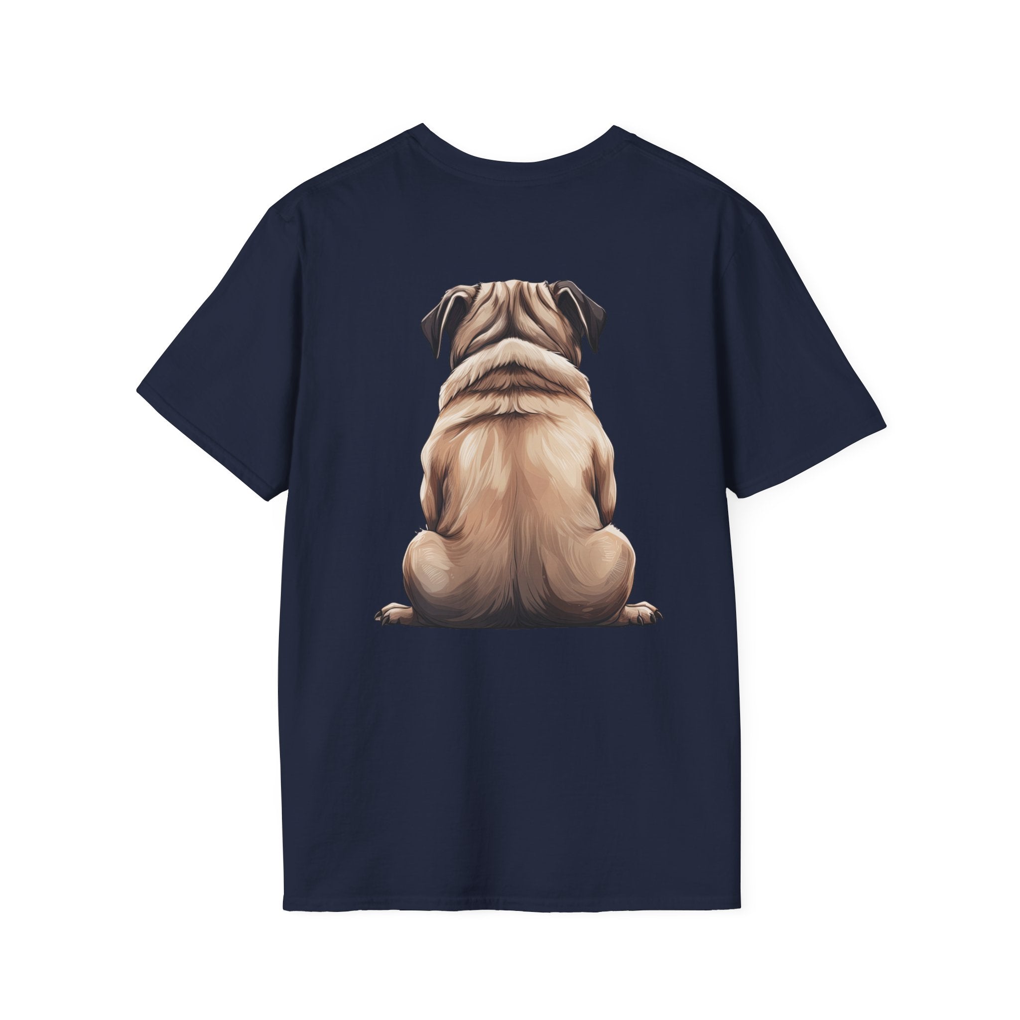 Christmas Pug wearing lights T-Shirt