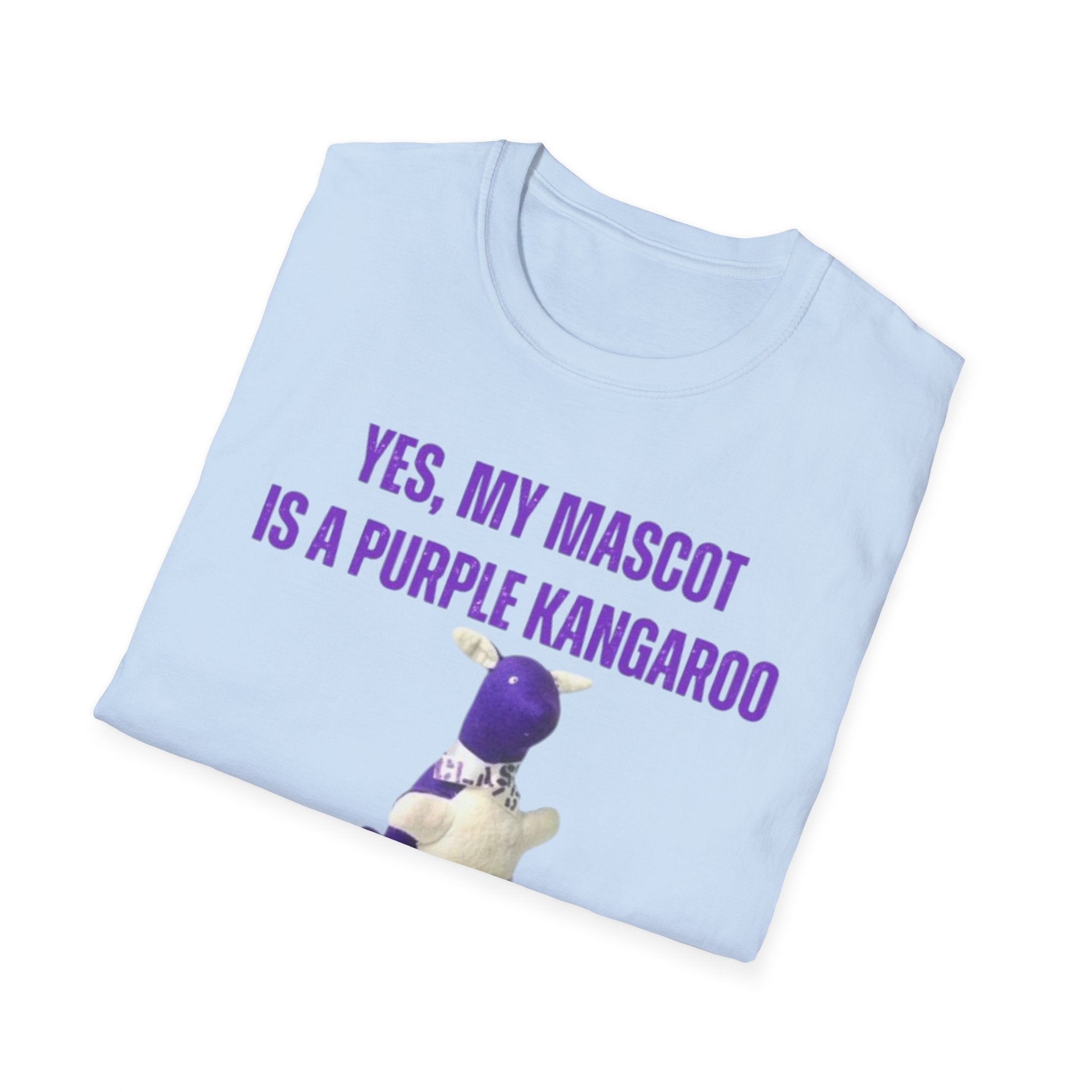 LWHS Class of 1975 Purple Kangaroo Mascot Tee – Bold, Fun, and Totally Unapologetic!