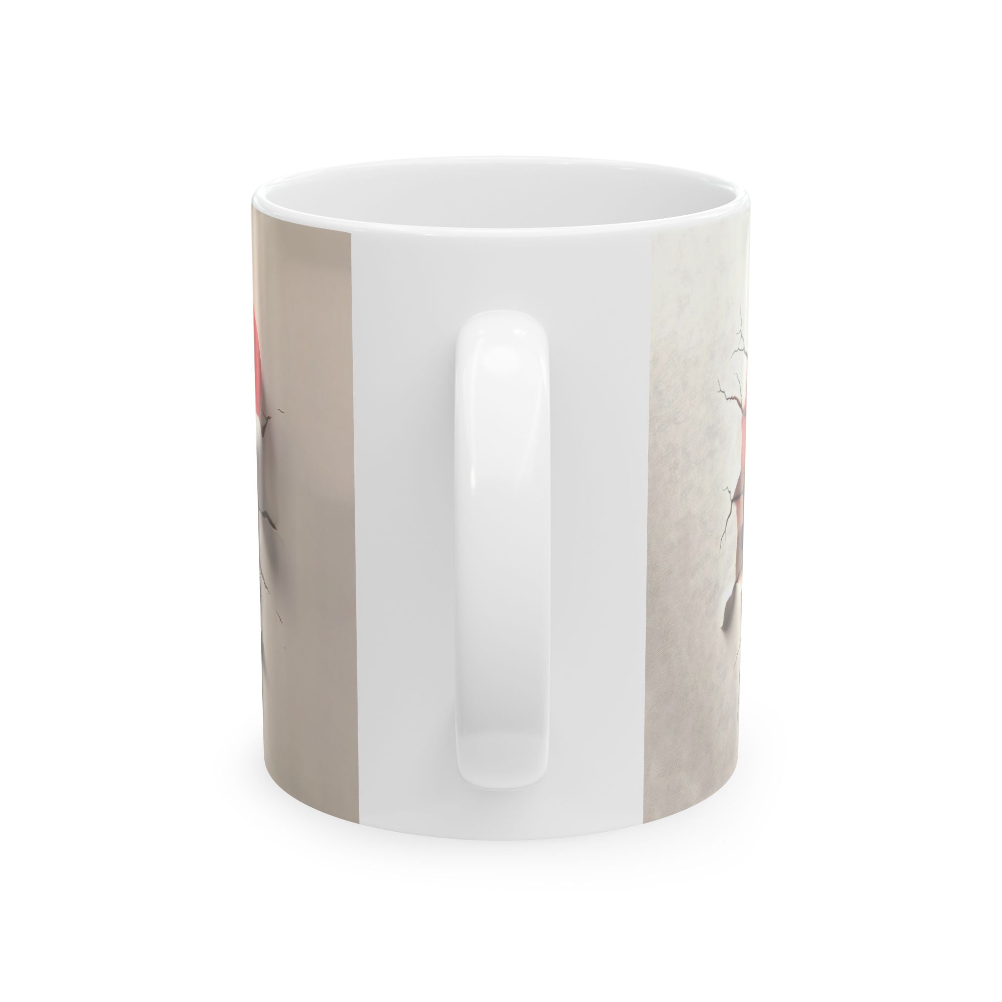 Funny Christmas Penguin Mug 3-D