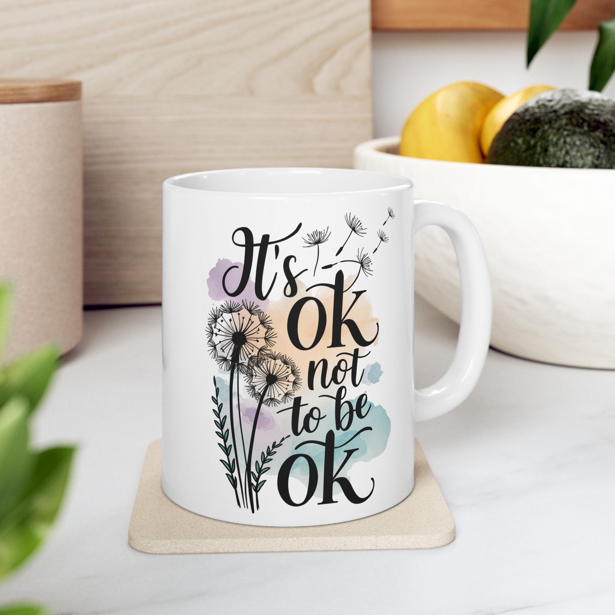 Daily Affirmation "It's Okay" Ceramic Mug
