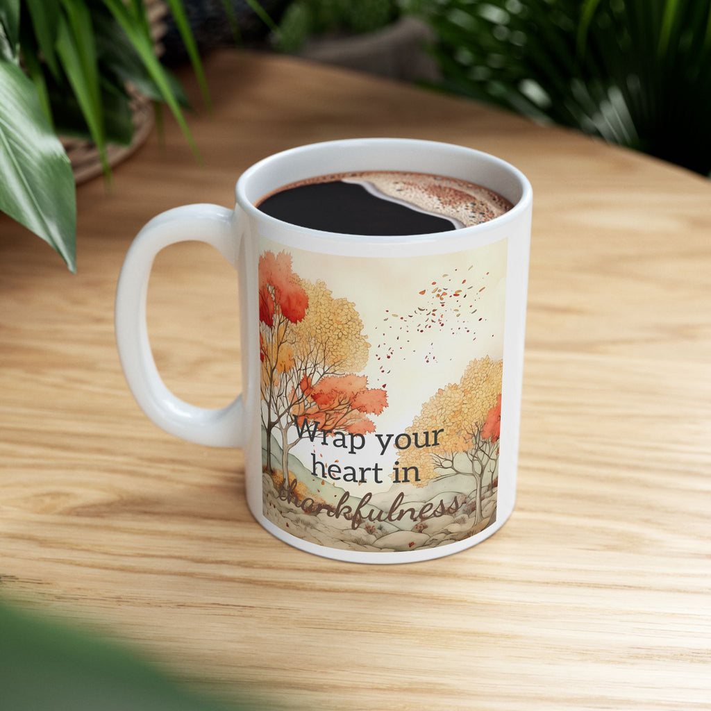 Cozy Autumn Mug | Fall Coffee Cup | Sweater Weather Gift | Pumpkin Spice Season Mug | 11oz & 15oz Ceramic Cup | Artful Aggie Design