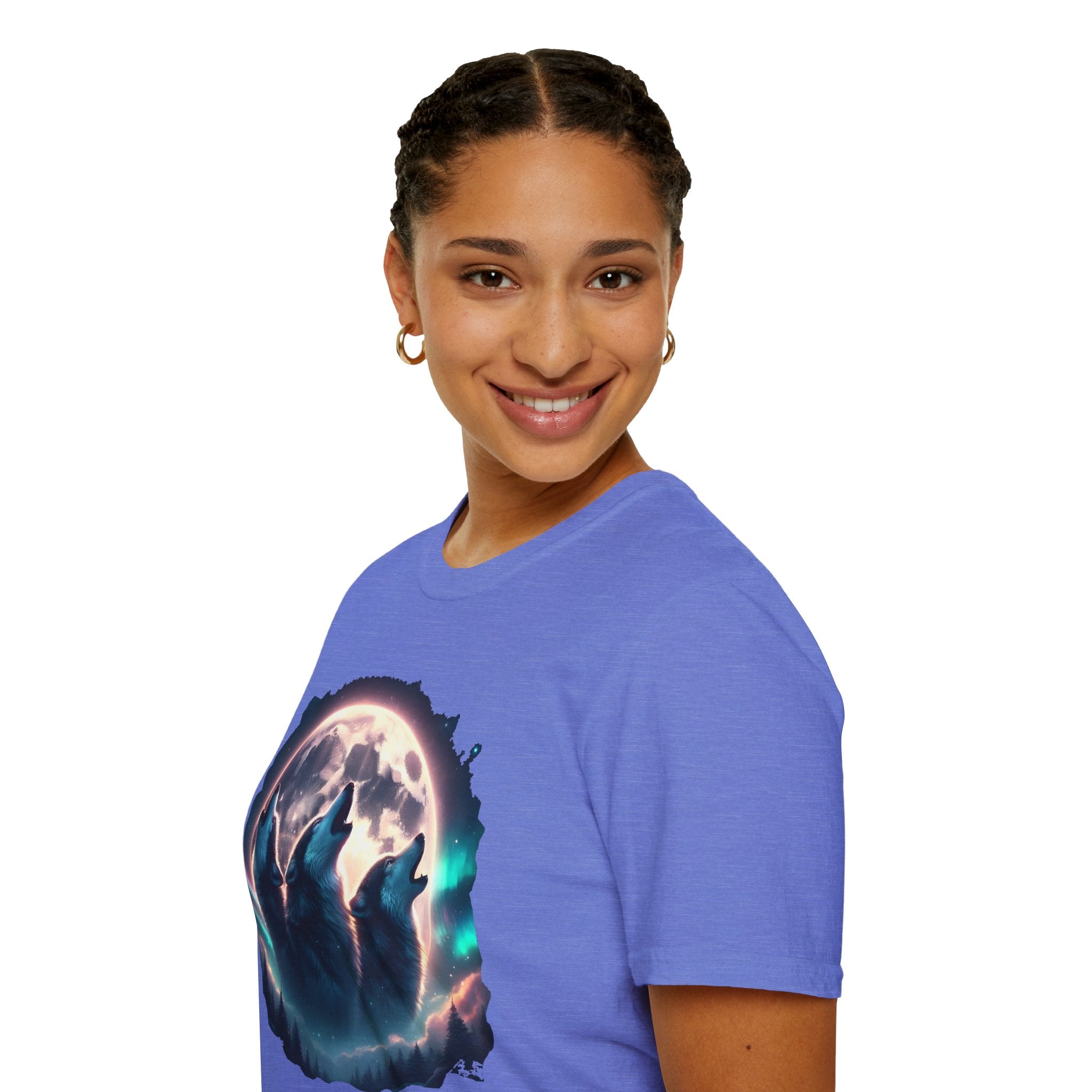 Wolves Howling Full Moon T-Shirt