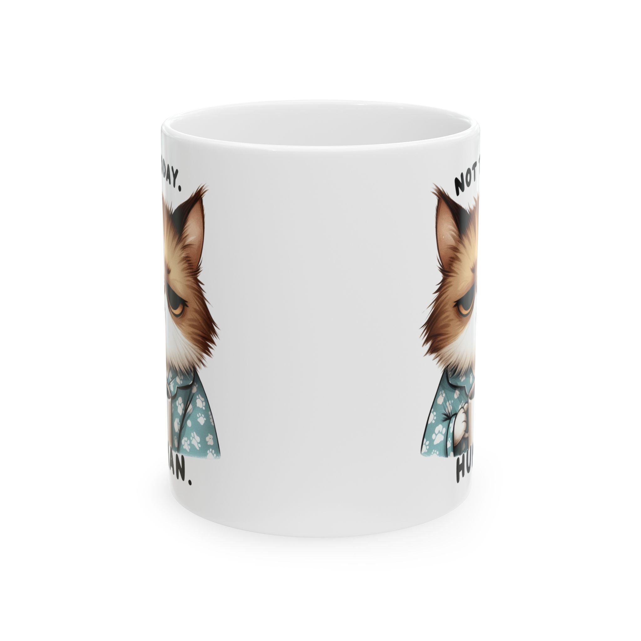 Grumpy Cat Not Today Human Coffee Mug