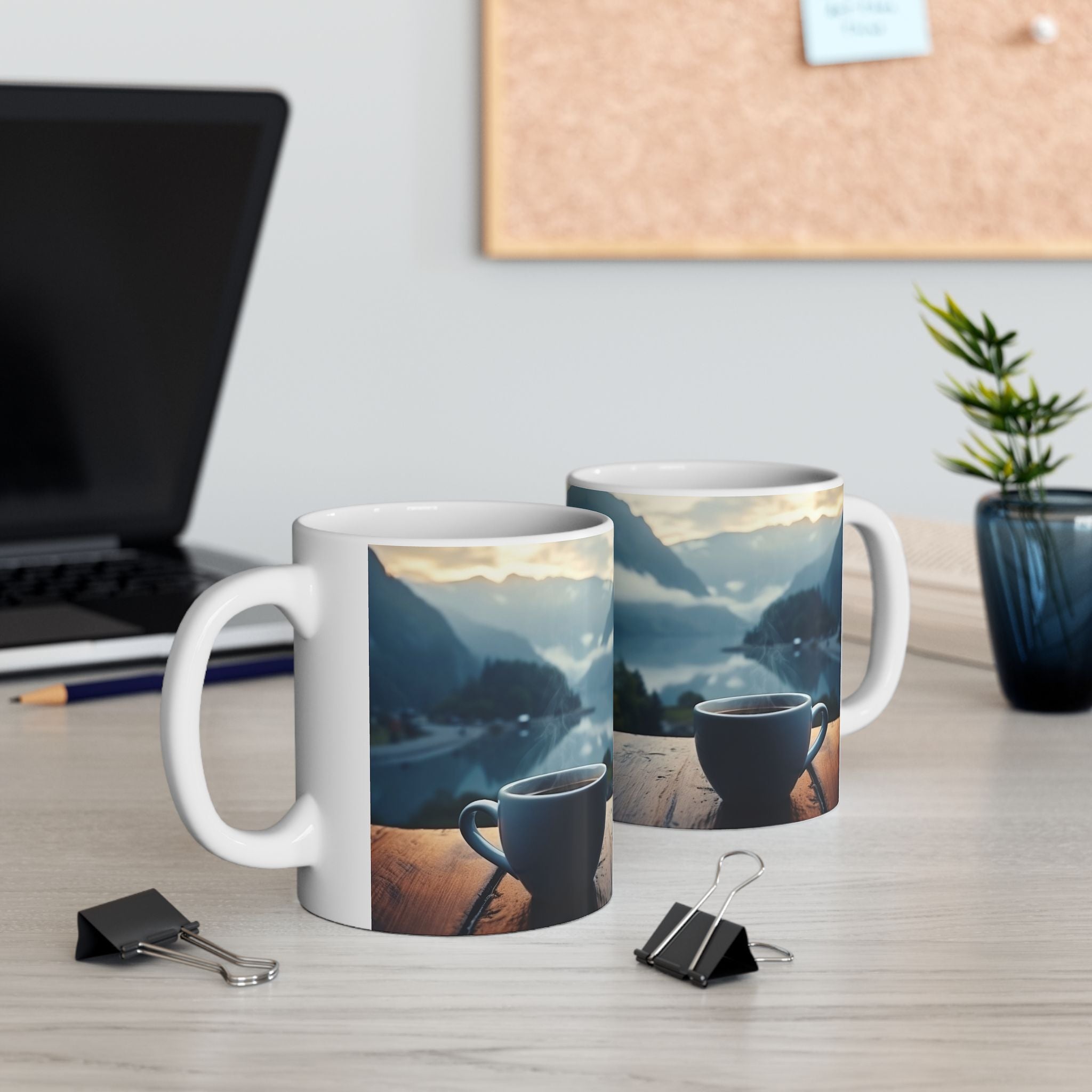 Morning Scene Ceramic Mug