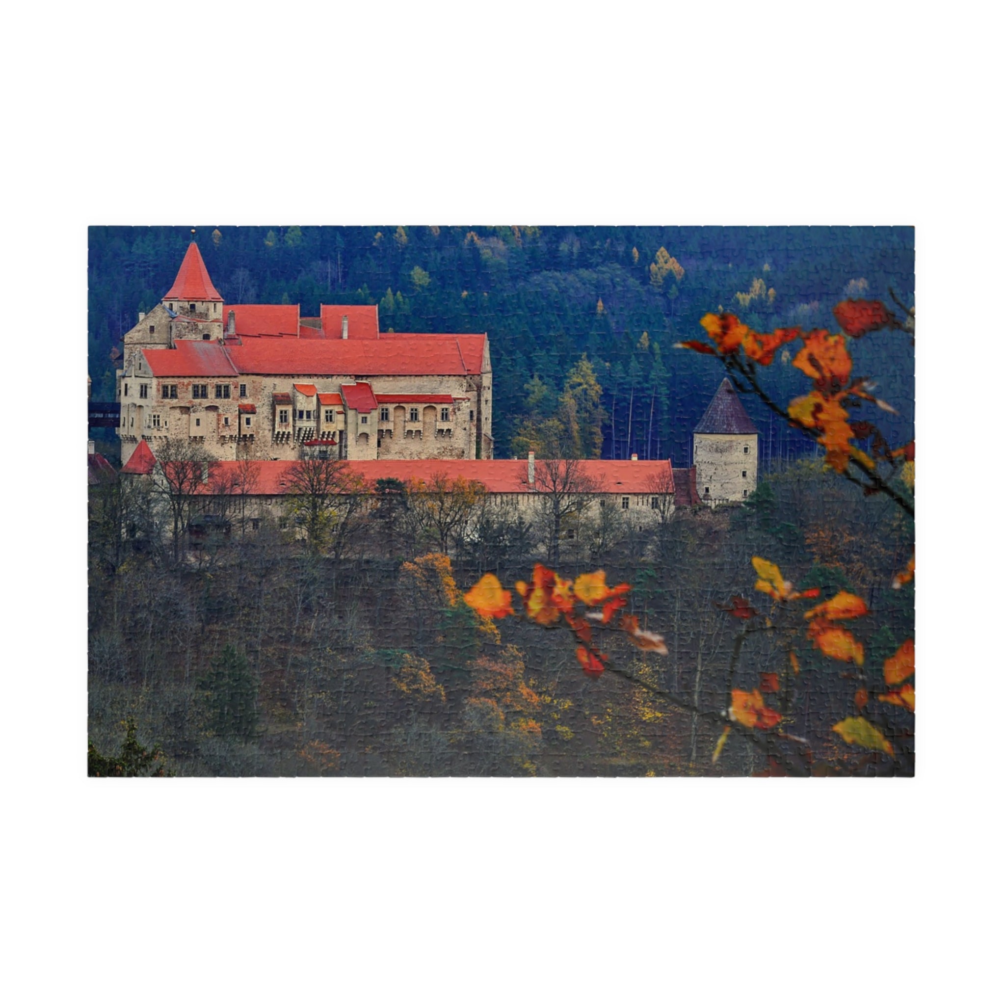 Jigsaw Puzzle - Beautiful Castle in Autumn Forest