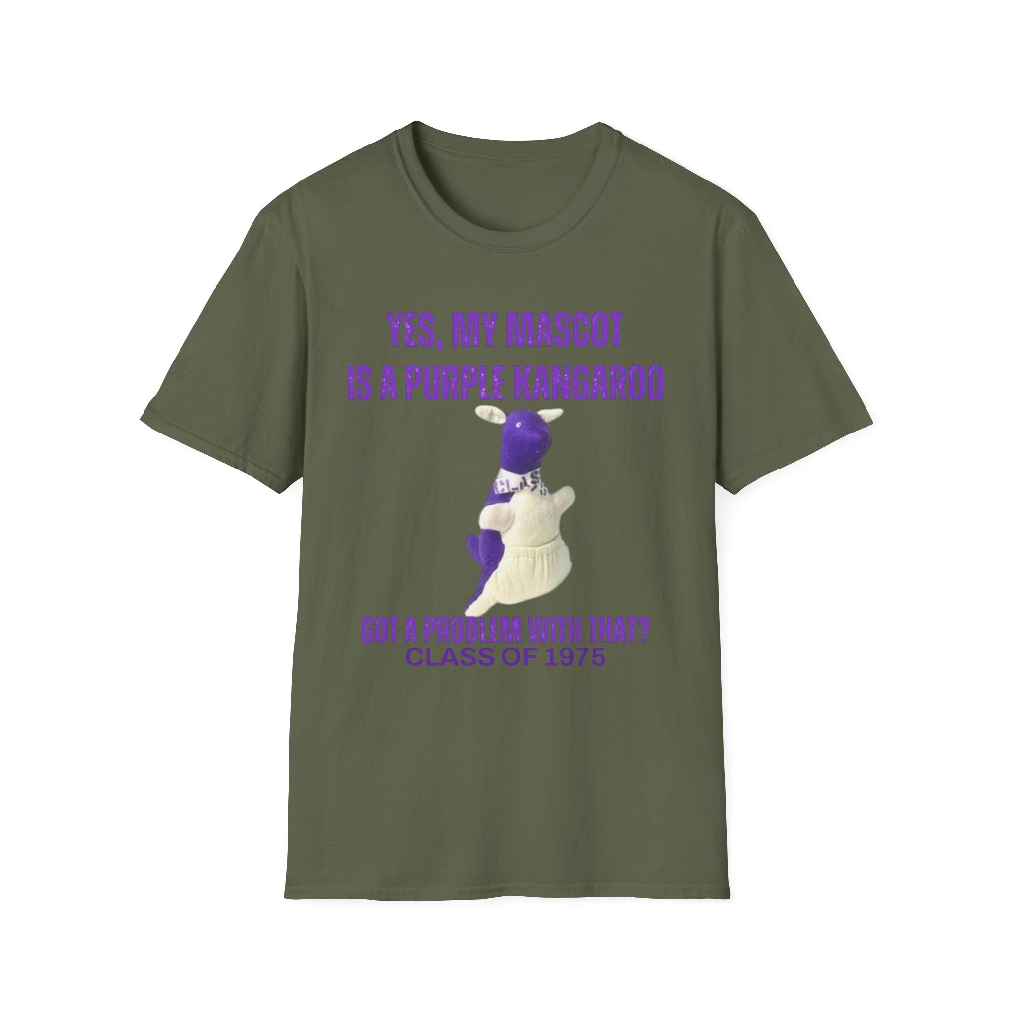 LWHS Class Reunion T-Shirt – Purple Kangaroo Pride | Class of 1975