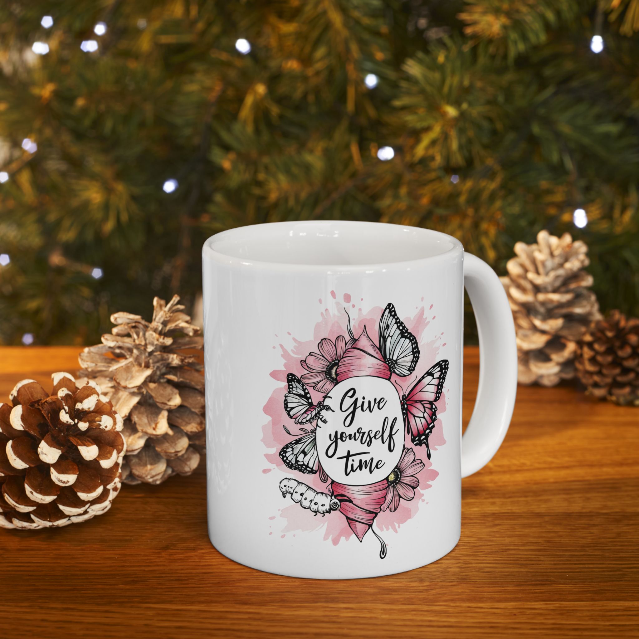 Mental Health Give Yourself Time Coffee Mug 11oz 15oz